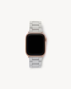 MACHETE Deluxe Apple Watch Band Set in Light Grey Outlet Apple Watch Sizes, Bracelet Apple Watch, Masculine Style, All Band, Apple Watch Models, Apple Watch Faces, 38mm Apple Watch Band, Rose Gold Hardware, Watch Faces