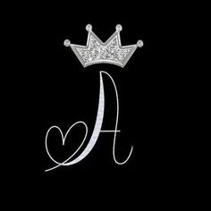 the letter j with a crown on top is shown in black and has white glitter