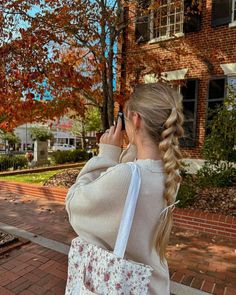 Easy Pull Through Braid, Adorable Hairstyles, Bubble Ponytail, Pull Through Braid, Seasons Change, Halloween Vibes, Fall Photoshoot, Cozy Autumn