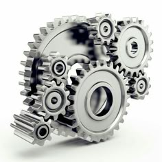 two gears that are connected to each other