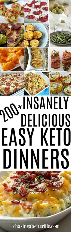 an image of easy keto dinner ideas