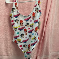 Nwt Powderpuff Bodysuit Size Small Boho Bedroom Decor, Boho Bedroom, Powerpuff Girls, Pink White, Forever 21, Bedroom Decor, Bedroom, Pink, Women Shopping