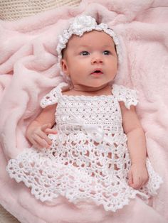 Cielo Baby Dress & Headband Crochet Pattern Newborn Crochet Outfits, Crochet Infant Dress Free Pattern, Newborn Dress Crochet, Crochet Blessing Dress Pattern, Crochet Baby Dress Free Pattern Maggie's Crochet, Crochet Summer Dresses Baby, Prayer Shawl Crochet Pattern, Headband Crochet Pattern, Crochet Baby Frock