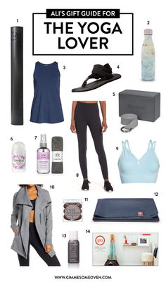 the yoga lover's gift guide for her