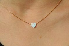 "Dainty opal heart pendant floating on a sterling silver / 14K Gold Filled / 14k Rose gold filled chain. Sparkly women or children heart necklace jewelry.The opal heart necklace is safe to get wet and makes a beautiful wedding jewelry, birthday, friendship gift that fits everyday wear and any occasion. Minimalist opal charm on a chosen delicate necklace. Beautiful gift for her. Fit both adults or children. ◆ DETAILS Necklace chain: Sterling silver / 14K Gold Filled / 14K Rose Gold Filled. Charm: Heart Shaped Opal Jewelry Gift, Heart Shaped Opal Jewelry For Gifts, Heart-shaped Opal Jewelry Gift, Heart-shaped Opal Jewelry For Gifts, Opal Jewelry As Valentine's Day Gift, Opal Jewelry For Valentine's Day Gift, Elegant Heart Cut Opal Jewelry, Elegant Opal Heart Cut Jewelry, Opal Jewelry Gift For Valentine's Day