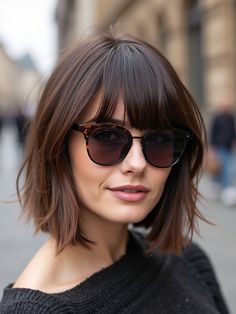 27 Layered Shag Haircuts with Fringe for Every Face Shape Shag Haircut With Fringe, Shag With Fringe, Layered Shag With Fringe, Layered Shag Haircut, Haircuts With Fringe, Haircut With Fringe, Layered Shag, Fringe Hair, Professional Haircut