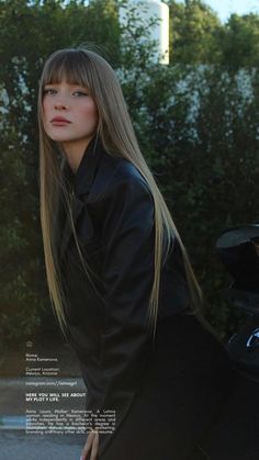 Full Bangs Long Hair, Gorgeous Hair Color, Bangs With Medium Hair, Blonde Hair Looks, Favorite Hairstyles, Very Long Hair, Long Straight Hair, Hair Art