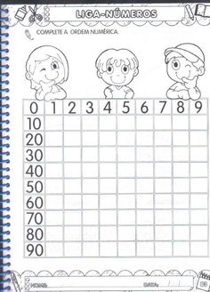 the worksheet for children's numbers in spanish