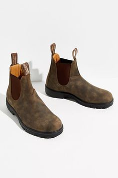 Women’s Chelsea Boots, Casual Chelsea Boots With Heel Pull Tab For Fall, Casual Brown Chelsea Boots With Heel Pull Tab, Casual Leather Boots With Heel Tab, Casual High-top Boots With Heel Pull Tab, Rugged Round Toe Boots With Heel Pull Tab, Rugged Boots With Heel Pull Tab And Round Toe, Casual Chelsea Ankle Boots With Heel Pull Tab, Casual Boots With Heel Pull Tab And Round Toe