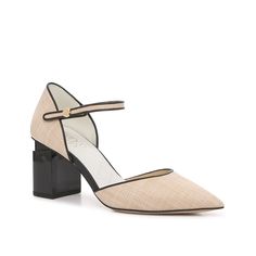 Franco Sarto-Lilah Pump The Lilah pumps from Franco Sarto are a sleek and stylish option that pairs perfectly with professional pieces. Enjoy must-have details like a pointed toe, a sturdy block heel, and a open silhouette. Block Heel Court Shoes With Heel Strap For Work, Beige Court Shoes With 4-inch Heel For Work, Beige High Heel Block Heels For Office, Chic Low Heel Block Heels For Office, Workwear Almond Toe Heels With Heel Strap, Workwear Heels With Heel Strap And Almond Toe, Office Block Heels With Heel Strap And Pointed Toe, Beige Low Heel Block Heels For Work, Beige Low Heel Block Heels For Workwear