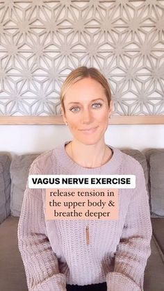 Valerie | Somatic & Breathwork Coaching on Instagram: "Do you have a lot of tension in your neck, shoulders, and upper back? Do you have a hard time taking a deep breath? Try this vagus nerve practice called the Half Salamander Exercise from Stanley Rosenberg’s book, Accessing the Healing Power of the Vagus Nerve. This can help: 👉Increase flexibility in the thoracic spine, freeing up movement in between the ribs and sternum 👉Improve alignment to relieve back pain and pressure between the sh Somatic Breathing, Somatic Breathwork, Vagus Nerve Stimulator, Somatic Healing, The Vagus Nerve, Massage Therapy Techniques, Physical Therapy Exercises, Parasympathetic Nervous System, Holistic Care