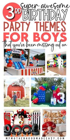 birthday party themes for boys that you've been missing out on