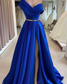 Royal Blue Formal Dresses, Blue Formal Dresses, Prom Dresses Long Blue, Royal Blue Evening Dress, Formal Dresses Australia, Cheap Prom Dresses Long, Evening Dress Long, One Shoulder Prom Dress