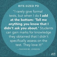 a quote from teacher ms johnson on testimonalizing students to be able to study