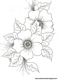 some flowers that are in the middle of a line art drawing, flower drawings, pencil drawings