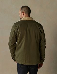 Meet the modern take on the classic canvas chore coat. We've paired ultra-sturdy duck canvas with soft, high comfort brushed flannel for a jacket that's comfortable on the inside, and tough on the outside. This jacket is modern and stylish enough to wear downtown, but don't let its good looks fool you - it's just as at home carrying an armload of firewood as it is sampling microbrews. Relaxed Cotton Outerwear With Fleece Lining, Classic Cotton Utility Jacket With Double-needle Stitching, Classic Cotton Outerwear With Fleece Lining, Khaki Cotton Outerwear With Fleece Lining, Fall Khaki Cotton Sport Coat, Relaxed Fit Winter Utility Jacket For Everyday, Relaxed Fit Utility Jacket For Winter, Unstructured Utility Outerwear For Winter, Everyday Winter Utility Jacket