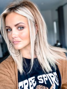 Harmony Beus, Medium Length Hairstyle, Hair Medium, Hair Envy, Long Bob, Blonde Hair Color, Hair Dos, Ombre Hair, Cute Hair