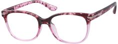 Order online, women pink full rim acetate/plastic square eyeglass frames model #2010017. Visit Zenni Optical today to browse our collection of glasses and sunglasses. Womens Glasses Frames, Cat Eye Glasses Frames, Stylish Eyeglasses, Stylish Headbands, Red Glasses, Trendy Glasses, Hair Trim, Square Eyeglasses, Zenni Optical