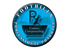 the logo for foothill's custom compounding and personal pharmentry