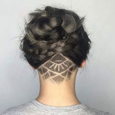 Updo With Undercut, Woman Shaving, Lob Hairstyle, Top Hairstyles