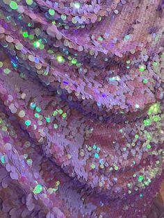 Purple Sequin Fabric With Glitter Print For Party, Party Purple Sequin Fabric With Glitter Print, Purple Shimmer Sequin Fabric For Party, Purple Sequin Fabric For Party With Shimmer, Purple Holographic, Holographic Iridescent, Fabric Fish, Mermaid Design, Sequins Fabric