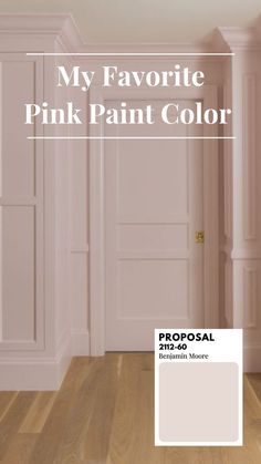 Pretty pink bedroom painted in Proposal by Benjamin Moore. Pink Paint Color, Pink Paint Colors, Bedroom Color, Girls Bathroom, Pink Paint, Big Girl Rooms, Paint Colors For Home, Barndominium