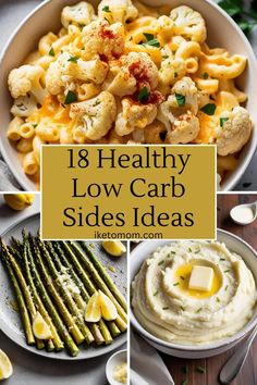 Looking for delicious and nutritious low-carb side dishes? Explore these healthy, easy-to-make ideas that are perfect for any meal. From roasted veggies to refreshing salads, these sides are packed with flavor and keep your carb intake in check. Whether you're following a low-carb lifestyle or just want to add more wholesome options to your plate, these recipes are sure to satisfy. No Carb Meals, Refreshing Salads, Keto Taco Salad, Carb Sides, Keto Banana Bread, Low Carb Meals, Low Carb Low Fat Recipes, Healthy Low Carb