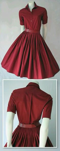 वेस्टर्न ड्रेस, Dresses 50s, Vintage Fashion 1950s, Robes Vintage, Vintage Dresses 50s, Fashion 1950s, Vestidos Vintage, Tailored Dress