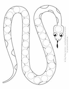 the letter s is for snake coloring page with an image of a snake on it