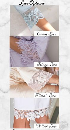 "Need it SOONER than the Estimated Arrival? It's POSSIBLE, please contact us! 🌸 Browse our collection of pajama sets, sleep shirts, dresses, robes and more at: https://www.etsy.com/shop/SSweddings Luxurious handmade Satin robes designed to add style, elegance, and comfort to brides and bridesmaids alike getting prepared for their wedding. 💋I LOVE YOUR ROBES, HOW DO I PLACE AN ORDER? 1. Select the appropriate options from the drop-down menus 2. Select the SIZE 3. Select the QUANTITY 4. You're o Bridal Robe Lace, Bridesmaid Robe Personalized, Flower Girl Robes, Satin Bridesmaids Robes, Bridesmaid Robes Floral, Satin Robes, Wedding Robes, Lace Bridal Robe, Girls Robes