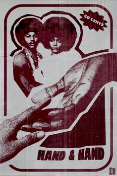 a poster with two hands holding each other