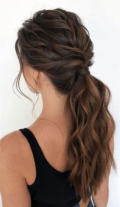 Cute Ponytail Hairstyles, High Ponytail Hairstyles, Cute Ponytails, Hairstyle Tutorials, Haircut Styles, Bridal Hairstyles, Penteado Cabelo Curto, Braid Hairstyles, Popular Hairstyles