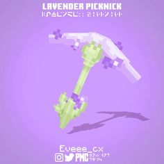 the cover art for lavenderr fiench's new album, pixelfizz