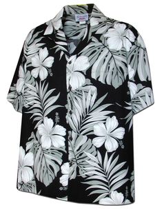 Hawaiian Shirt Palekaiko Black Pacific Legend Hawaii Summer, Blouse Man, Black Hawaiian Shirt, Hawaiian Outfit, Rayon Shirt, Wedding Shirts, Mens Hawaiian Shirts, Aloha Shirt, Hawaii Shirt