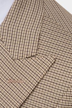 Suit Styles For Men, Houndstooth Suit, Khaki Suit, Suit Styles, Business Casual Work, Mens Wear, Bathroom Designs, Suit Shop, Fine Furniture