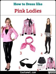 how to dress like pink ladies