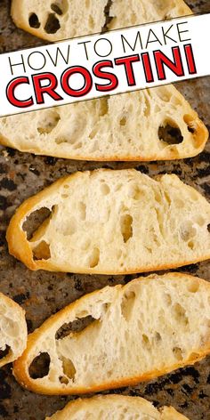 how to make crostini in the oven