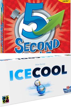 an ice cool card game with 5 seconds on the front and five seconds on the back