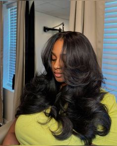 Hot Hair Styles, Love Your Hair, Long Black Hair, Hair Crush, Baddie Hairstyles, Love Hair, Aesthetic Hair