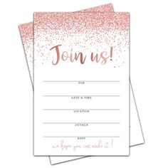 pink and gold glitter confetti fill in the blanks for an adult birthday party