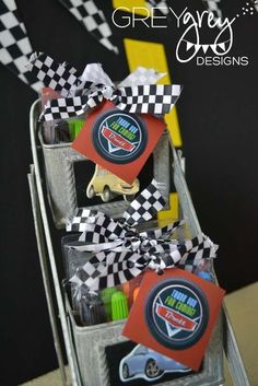 a display case with toothbrushes and toothpaste in it