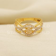 This handcrafted gold ring is designed to be both timeless and versatile. With its sleek lines and polished finish, it adds a touch of sophistication to any outfit. Perfect for daily wear or special occasions, it's a true staple for any jewelry collection. 22k Gold  Ring Metal is Real Gold Purity is 22kt  Weight is 3.04 grams approx Ring Size is 6.5 US  Max width is 0.8 cm  approx ,  Please feel free to ask if you have any query. Return and cancellation-  a 20% restocking fees will be deducted f Gold Ring Design, Gold Ring Jewelry, 22k Gold Ring, 24 Karat Gold, Gold Rings Jewelry, Minimalist Gifts, Ring Metal, Ring Jewelry, 22k Gold