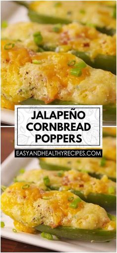 jalapeno cornbread poppers on a plate