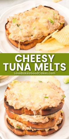 cheesy tuna melts pin collage Chaffle Tuna Melt, Fancy Tuna Sandwiches, Tunamelt Sandwich Recipe, Hot Tuna Sandwich, Tuna Melts Recipe, Tuna Melts In The Oven, Grilled Tuna Sandwich, Tuna Fish Sandwich Recipe