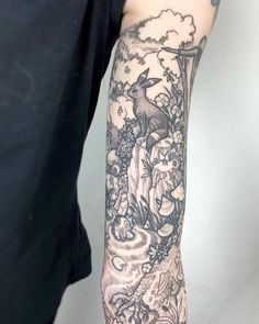 a person with a tattoo on their arm