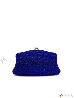 Bird in Bag - Glittering Blue Gold Silver Rhinestone Evening Clutch for the Modern Bride Sorority Accessories, Crystal Handbag, Buckle Bag, Buckle Bags, The Modern Bride, Great Gifts For Women, Polyvinyl Chloride, Rhinestone Decor, Ladies Clutch