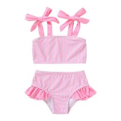 PRICES MAY VARY. Design:color block,stripe,ruffle, liner swimsuit. About Style:pink stripe,orange stripe,yellow color block, dark pink block. Suitable for:Toddler girl swimsuit available in 18-24 months baby girl swimsuits, 2-3T toddler bathing suit girl, 3-4T bathing suits for girls, 4-5T swimsuit girls,5-6T baby girl swimsuit,6-7T baby girl bikini Please Refer to Our Size Chart. Occasion: Nice summer Gifts for toddler girls, Perfect for Tropical Vacations, Summer, Beach play, swiming pool. You Summer Swimsuit Outfits, Preppy Swimsuit, Toddler Swimsuit, Toddler Bathing Suits, Striped Swimwear, Nude Outfits, Toddler Swimsuits