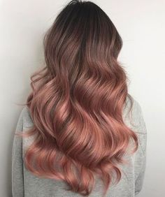 Pastel Pink Hair Ombre, Rose Gold Balayage, Pink Ombre Hair, Brown Ombre Hair, Blond Balayage, Extra Long Hair, Balayage Blonde, Hair Color Pastel