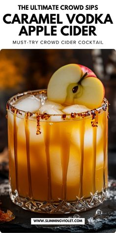 Indulge in a caramel vodka apple cider cocktail that’s sweet, smooth, and utterly irresistible. It’s the perfect Halloween drink for a cozy night, adding a touch of warmth to your celebration. Check out the recipe and save this pin for a treat that’s sure to please! Caramel Apple Cider Alcohol Drinks, Apple Cider Caramel Vodka Prosecco, Apple Cider Jello Shots Vodka, Liquor Punch Recipes Party Drinks, Carmel Apple Alcohol Punch, Apple Cider Crockpot Recipe Alcohol, Apple Cider Liquor Drinks, Caramel Apple Cider Cocktail Recipes, Caramel Apple Cider Drink