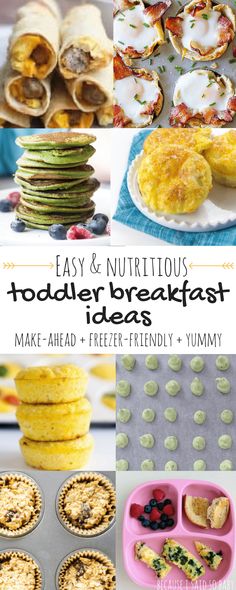 easy and nutritious toddler breakfast ideas